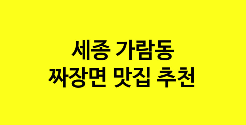 MAe.ma | 세종 가람동 짜장면맛집 짜장면 전문점 방문해 보세요 norang.Image3__800_800-88